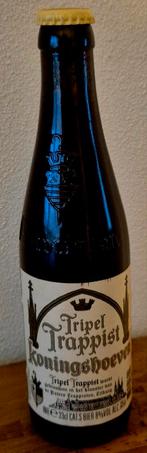 Volle 0,33 Ltr Tripel Trappist Koningshoeven collector's, Verzamelen, Ophalen of Verzenden, Zo goed als nieuw, Flesje(s), Overige merken
