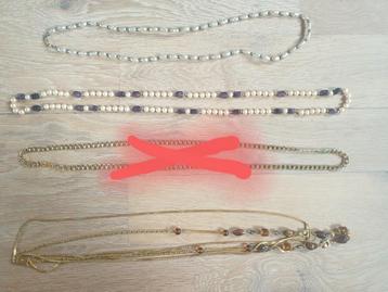 Colliers entre 30 et 40 cm.  - collier en perles de rivière