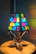 Vintage lamp met mozaïek, Ophalen of Verzenden