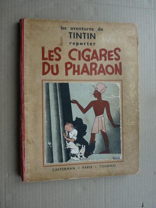 Tintin Reporter - Les Cigares du Pharaon - N/B  A6 de 1938, Boeken, Stripverhalen, Gelezen, Verzenden