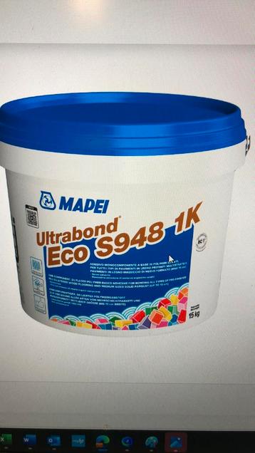 Parketlijm 21 kg mapei ultrabond beschikbaar voor biedingen