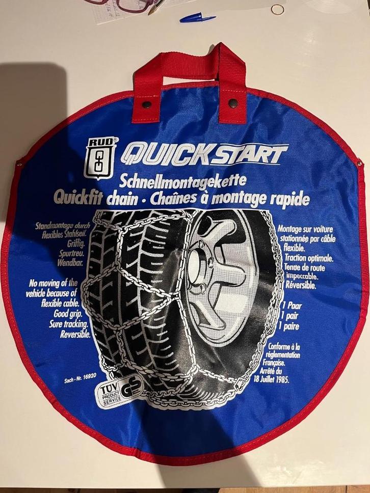 Snelle montage RUD QuickStart-kettingen voor SUV's, 4X4, Auto diversen, Sneeuwkettingen, Zo goed als nieuw, Ophalen