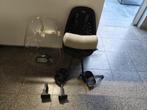 fietsstoeltje vooraan met hoofdsteun , fietsscherm, Ophalen, Gebruikt, 9 t/m 18 kg, Voorzitje