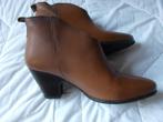 Paire de bottillons en cuir., Ophalen, Bruin, La redoute, Lage of Enkellaarzen