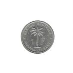 Belgisch Congo (Ruanda-Urundi), 1 Franc 1959., Ophalen of Verzenden, Overige landen, Losse munt