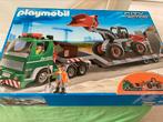 Playmobiel vrachtauto met oplegger en traktor, Kinderen en Baby's, Speelgoed | Playmobil, Nieuw, Ophalen