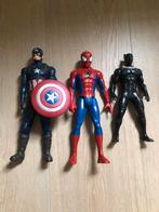 3 superhelden spiderman, captain america, black panther, Ophalen, Zo goed als nieuw