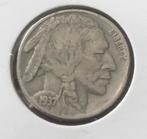 Argent 5 cents de dollar 1937 États-Unis, Timbres & Monnaies, Monnaies | Amérique, Enlèvement ou Envoi, Monnaie en vrac, Argent