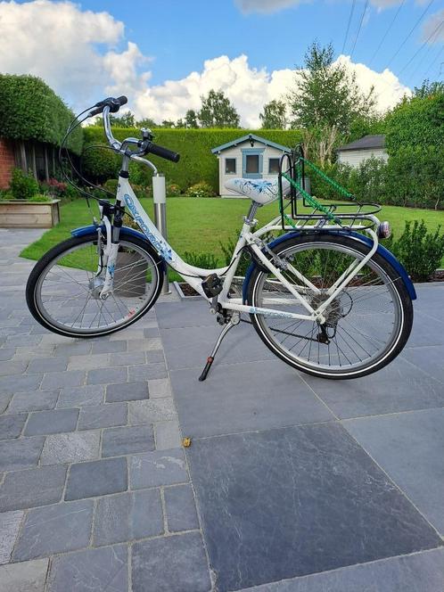meisjesfiets zeer goede staat, Fietsen en Brommers, Fietsen | Meisjes, Zo goed als nieuw, 24 inch, Handrem, Versnellingen, Ophalen