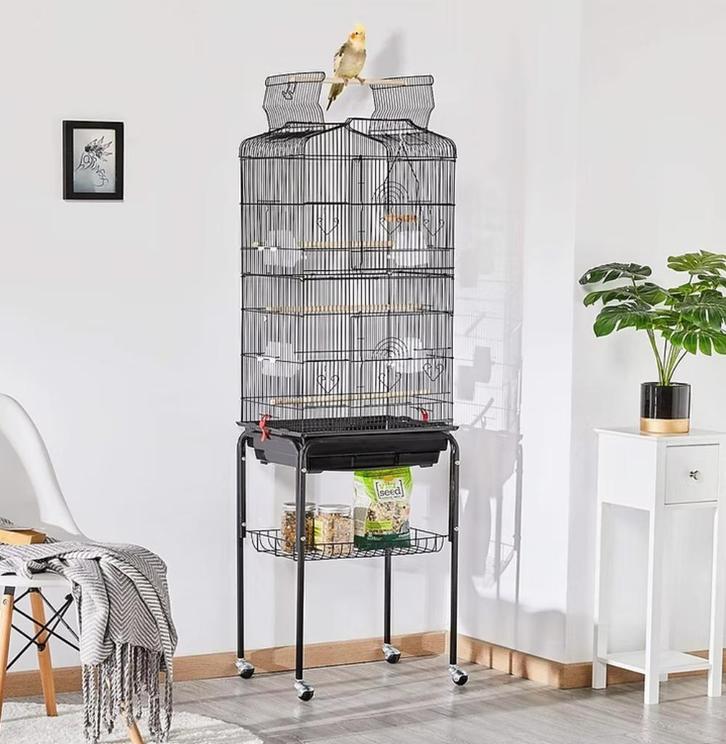 VOGELKOOI MET VOET, Dieren en Toebehoren, Vogels | Hokken en Kooien, Vogelkooi, Ophalen of Verzenden