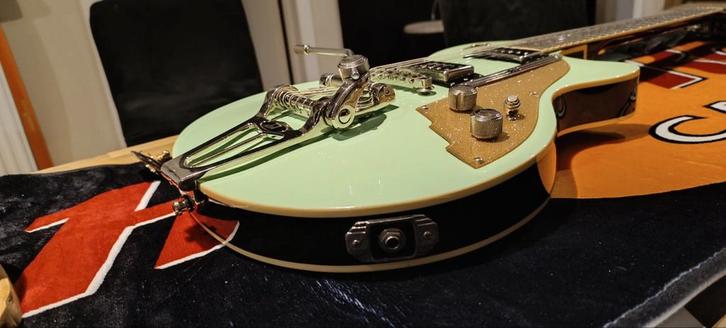 Duesenberg Starplayer TV surf green, Muziek en Instrumenten, Snaarinstrumenten | Gitaren | Elektrisch, Ophalen of Verzenden