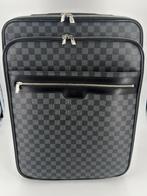 Valise Louis Vuitton Pegase 55 Damier Graphite, Handtassen en Accessoires, Koffers, Ophalen, Uitschuifbare handgreep, 50 tot 60 cm