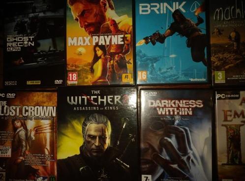 Diverse PC spelletjes: Half life, CounterStrike, the Witcher, Games en Spelcomputers, Games | Pc, Gebruikt, 3 spelers of meer