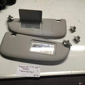 Peugeot 206 1.6 16v 5drs 2003 wagennr 2500074 Zonnekleppen s beschikbaar voor biedingen