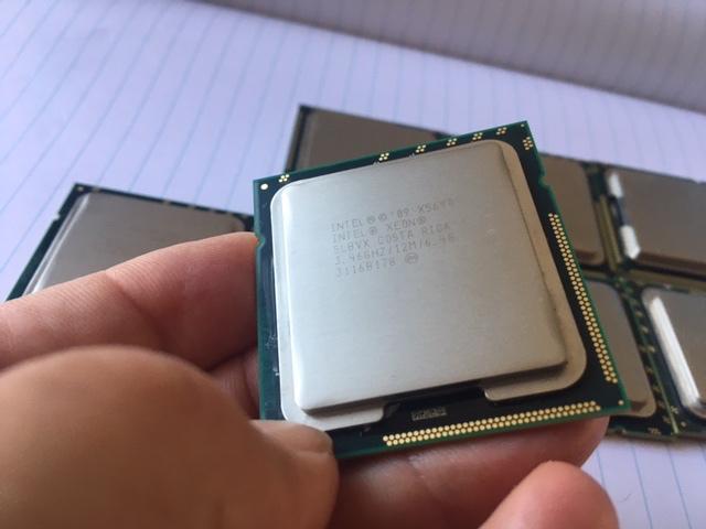 CPU's  voor mac pro 4.1 en 5.1. Vanaf 18 euro, Computers en Software, Processors, Gebruikt, 4-core, 6-core, 8-core, 12-core, 3 tot 4 Ghz