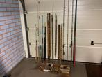 Vintage visgerief bamboe en andere dobbers lepels enz……, Watersport en Boten, Hengelsport | Witvissen, Ophalen, Zo goed als nieuw
