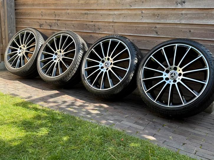 Orig Mercedes-Benz E-klasse AMG Line 20 inch velgen breedset, Auto-onderdelen, Banden en Velgen, Banden en Velgen, Zomerbanden
