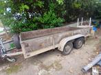 Aanhangwagen dubbelasser geremd, Auto diversen, Aanhangers en Bagagewagens, Ophalen, Gebruikt
