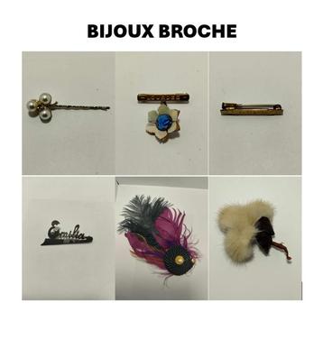 Sieraden: vintage goud/metaal/fantasiebroche beschikbaar voor biedingen