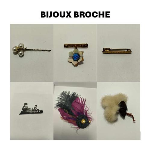 Sieraden: vintage goud/metaal/fantasiebroche, Handtassen en Accessoires, Antieke sieraden, Broche, Overige materialen, Ophalen