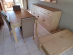 Eetplaats modern dressoir tafel 4 stoelen spiegel kast, Huis en Inrichting, Ophalen