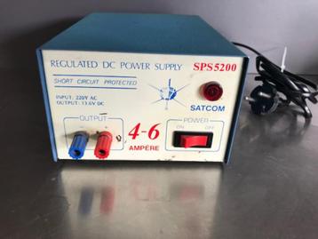 Satcom SPS 5020 Voeding 13.8 volt 4-6 Amp  27mc  beschikbaar voor biedingen
