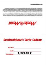 Carte cadeau - Bon d'achat - Mediamarkt