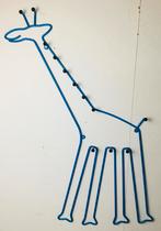 IKEA Sprallig vintage design metalen kapstok giraf 90s, Huis en Inrichting, Wandkapstok, Gebruikt, 100 tot 150 cm, Ophalen of Verzenden