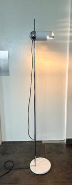 Vintage Reggiani model 2293 vloerlamp 1970, 100 tot 150 cm, Ophalen of Verzenden, Metaal, Zo goed als nieuw