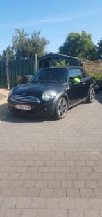 Mini cooper cabrio 2009, Auto's, Cabriolet, Zwart, Overige kleuren, Handgeschakeld