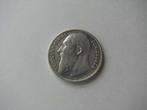 1 voor Leopold II in het Nederlands 1909-TTB+, Verzenden, Zilver, Zilver