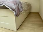 Bed 2 personnes IKEA met 4 Kasteen, Maison & Meubles, Chambre à coucher | Lits, Comme neuf