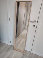 Staande spiegel 150cm, eikenfineer, Huis en Inrichting, Ophalen, Minder dan 50 cm, Gebruikt, 100 tot 150 cm