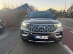 Ford EXPLORER Platinum 3.0i 457pk PHEV 12Maanden GARANTIE, Auto's, Ford, Automaat, Bruin, Explorer, 7 zetels