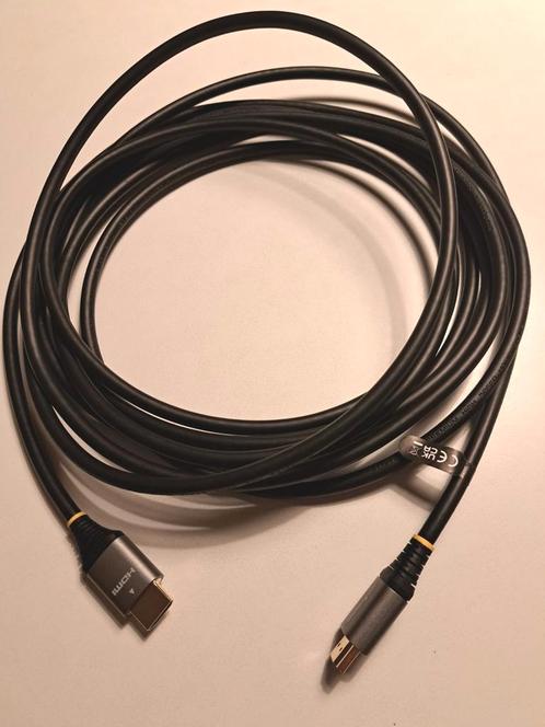 HDMI 2.0 kabel 5m premium, TV, Hi-fi & Vidéo, Câbles audio & Câbles de télévision, Comme neuf, Câble HDMI, 2 à 5 mètres, Enlèvement ou Envoi