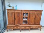 Grote 5deurs livingkast/dressoirkast Louis XV-stijl eik, Ophalen