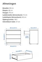 Ikea Malm ladenkastje zwart, Ophalen, Gebruikt