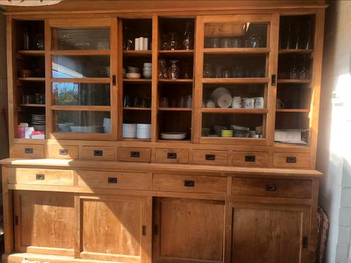 Ruime kast in teak - IN OPTIE, Huis en Inrichting, Kasten | Buffetkasten, Gebruikt, 200 cm of meer, 200 cm of meer, 50 tot 75 cm
