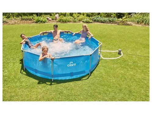 CRIVIT Zwembad Ø 300 x 76 cm, Tuin en Terras, Zwembaden, Nieuw, Ophalen
