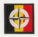 Embleem / patch Leger België - NAVO-NATO, Ophalen of Verzenden, Landmacht, Embleem of Badge