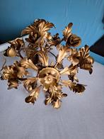 Gouden metalen bloemenkluster, Huis en Inrichting