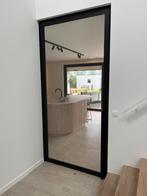 Zwart aluminium glazen pivot deur, Doe-het-zelf en Bouw, Deuren en Vliegenramen, Ophalen, Binnendeur, 120 cm of meer, 215 cm of meer