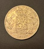 Zilveren muntstuk 5frank, Postzegels en Munten, Verzenden, Zilver, Losse munt, Zilver