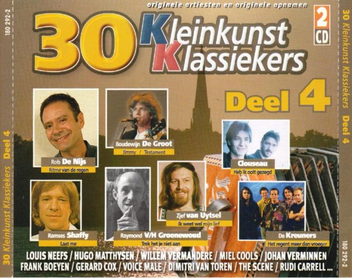 2CD Various – 30 Kleinkunst Klassiekers Deel 4 - 2002, Cd's en Dvd's, Cd's | Pop, Zo goed als nieuw, 2000 tot heden, Ophalen of Verzenden