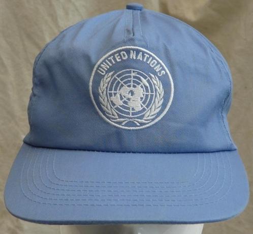 Pet, Cap, United Nations, Verenigde Naties, KL, jaren'90.(6), Collections, Objets militaires | Général, Armée de terre, Enlèvement ou Envoi