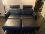 Lederen salon Zeno, Huis en Inrichting, Zetels | Complete zithoeken, Ophalen, Zo goed als nieuw, Leer, Modern