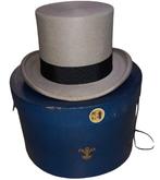 Francy-Tailor grijze hoge hoed., Vêtements | Hommes, Chapeaux & Casquettes, Enlèvement ou Envoi, B, Chapeau, Porté