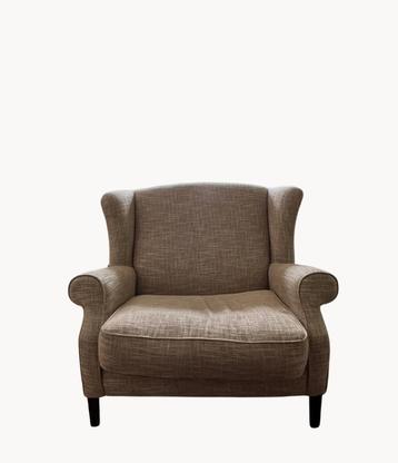 Mooie beige zetel (love seat, anderhalfszit) beschikbaar voor biedingen