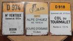 A vendre plaques métalliques "Les Grands Cols de France", Enlèvement ou Envoi, Neuf