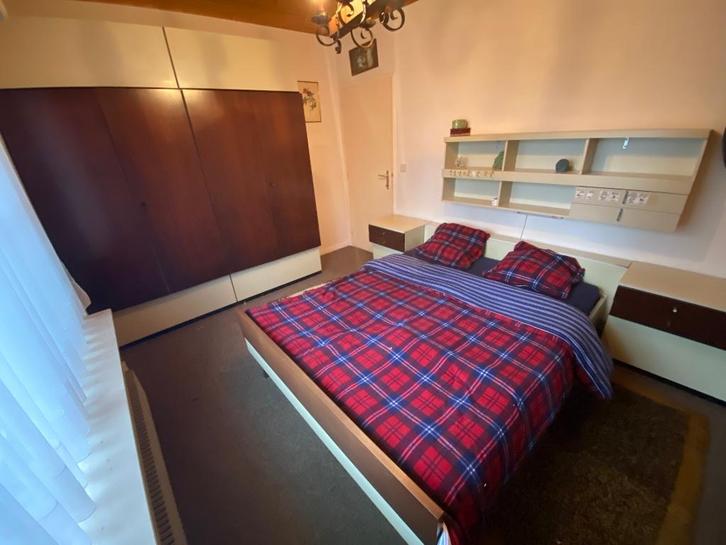 Retro slaapkamer, Huis en Inrichting, Slaapkamer | Complete slaapkamers, Gebruikt, Tweepersoons, Ophalen